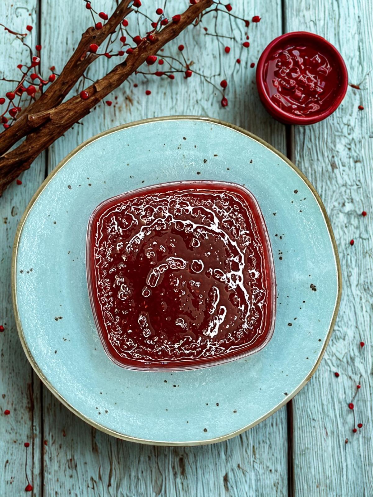 FRAMBUAZLI SAKIZLI MUHALLEBİ