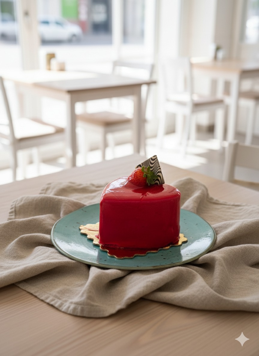 Kalpli Frambuazlı Pasta