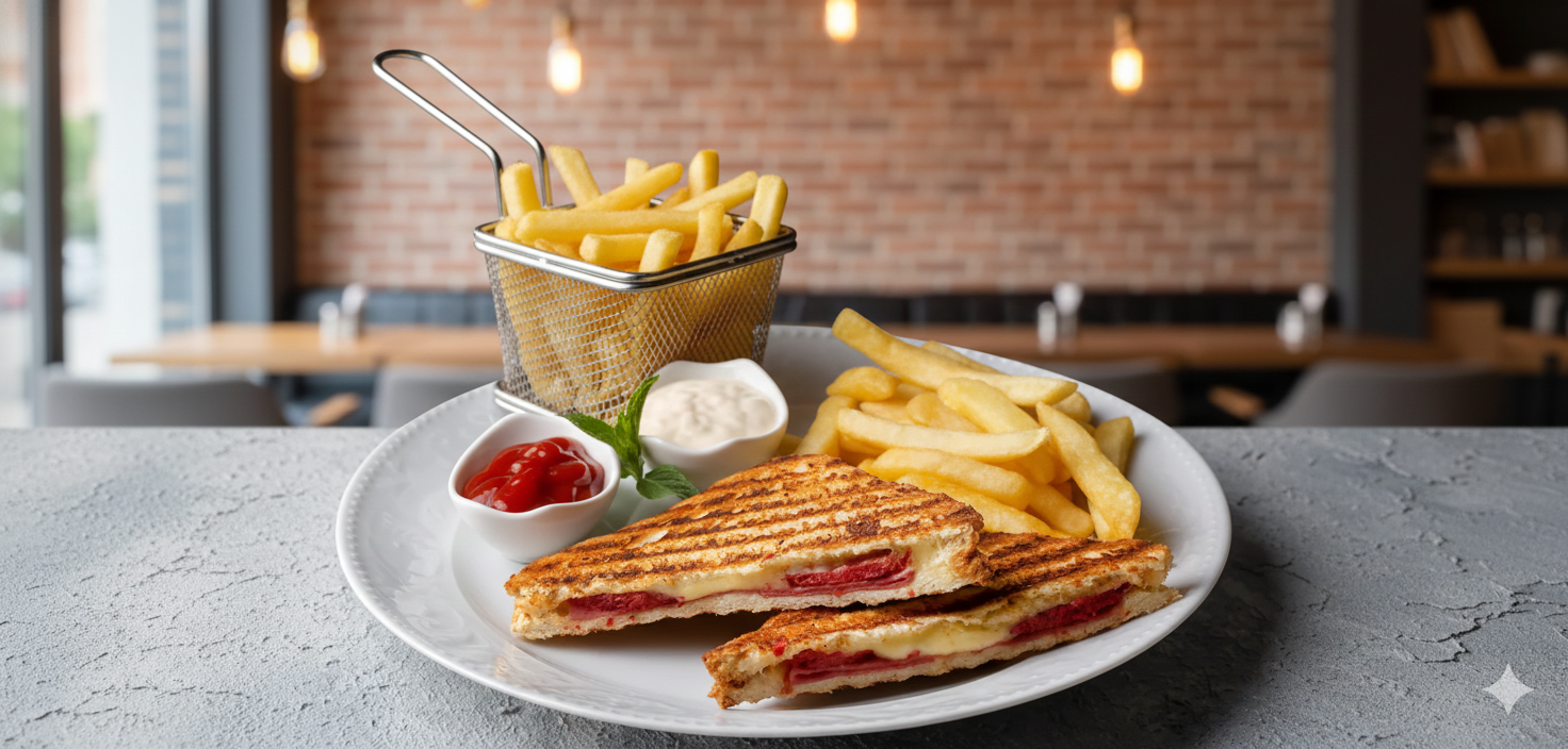 Öğrenci menü karışık tost